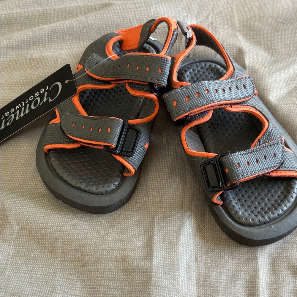 Cromer Resort wear  Adventure Sandals in Gray and Orange